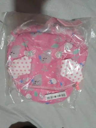 Mochila bebé niña unicornio rosa