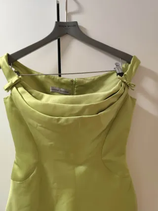 Vestido fiesta verde talla 40