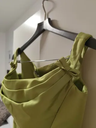 Vestido fiesta verde talla 40