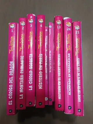 Lote 10 libros Tea Stilton.
