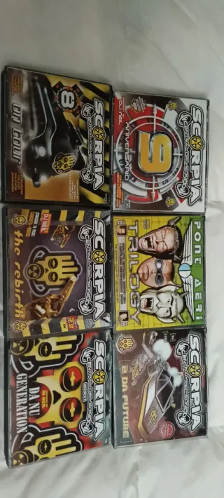 Lote 6 CDs Scorpia Compilation