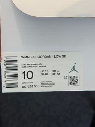 Nike Jordan 1 Low Tg 42 Gelso