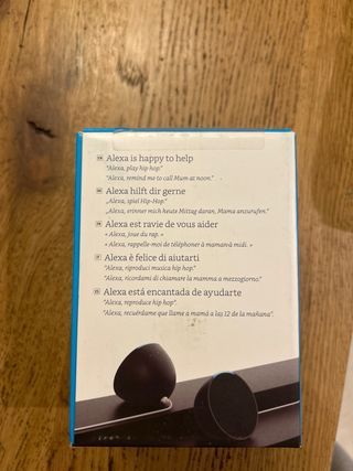 Echo Pop Alexa nuovo con sigillo nero