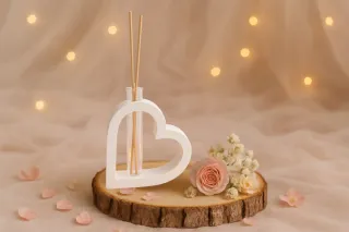 Profumatore in gesso a forma di cuore
