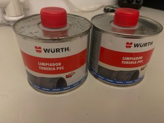 Limpiador Tubería PVC Würth (2 latas)