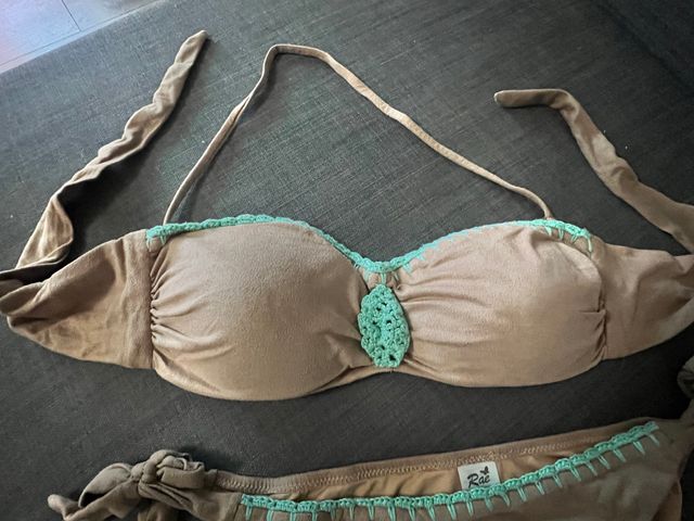 Bikini Rae Marrón y Turquesa