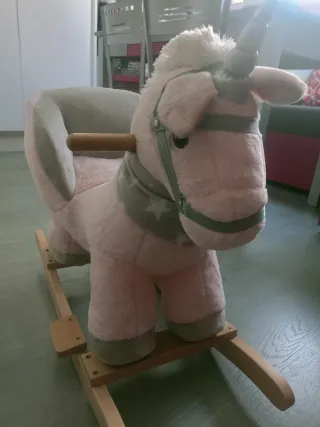 Balancín Unicornio Rosa