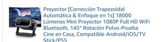 Oferta! Proyector PUTRIMS cine en casa