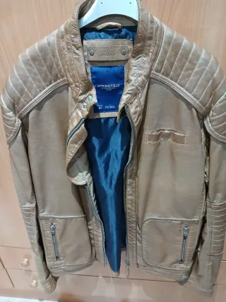 Chaqueta bomber marrón regalo otra marca Springfie
