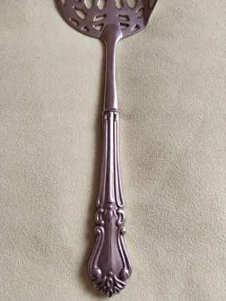 Paleta redonda baño de plata para servir