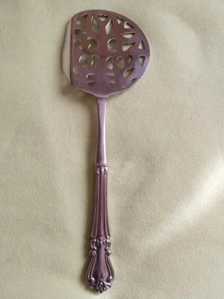 Paleta redonda baño de plata para servir