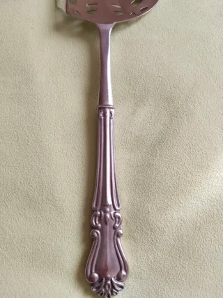 Paleta redonda baño de plata para servir