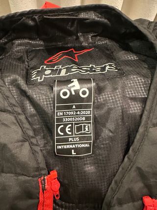 Casaco Alpinestars Preto Tamanho L