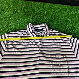 Polo Ralph Lauren Rayas Rosa y Azul