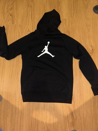 Sudadera Jordan Negra con Logo Jumpman