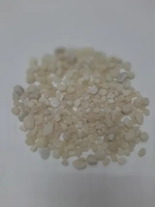 Piedras naturales blancas/beige decoracion plantas