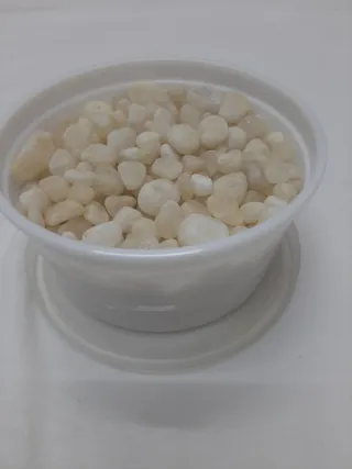 Piedras naturales blancas/beige decoracion plantas