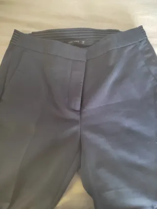 Pantalón chino mujer azul marino