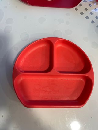 Lote set BLW platos y babero