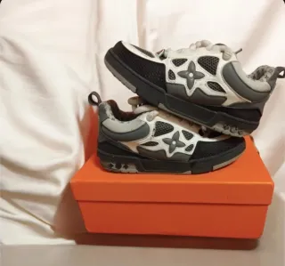 Louis Vuitton Scarpe Uomo Nero Bianco