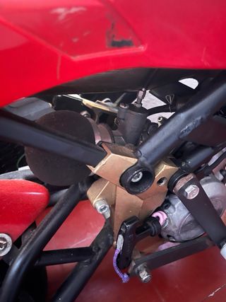Mini moto réplica Blata roja