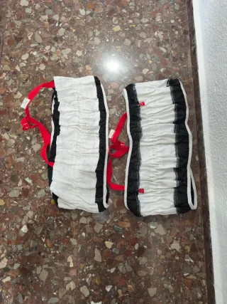 Cadenas de nieve textiles