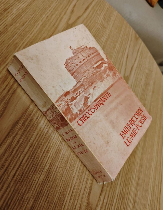 Checco Durante I miei ricordi Le mie poesie firma