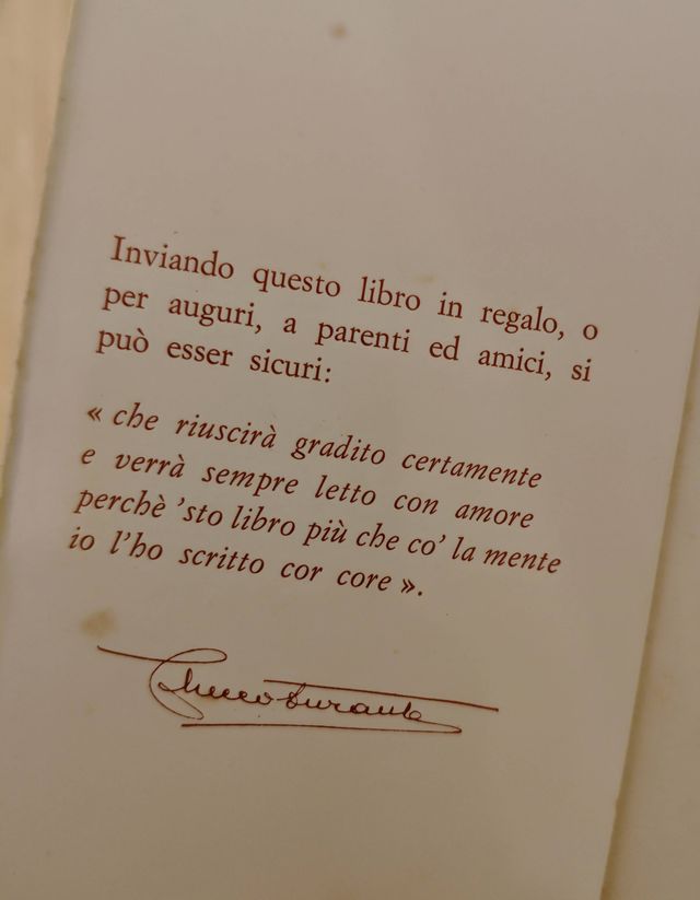 Checco Durante I miei ricordi Le mie poesie firma