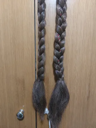 Disfraz medieval rojo y blanco talla única.