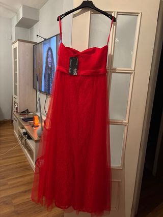 Vestido de fiesta rojo