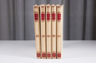 La Bibbia illustrata 5 volumi rilegati Fabbri '62