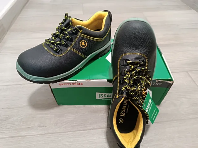 Zapatos de seguridad ISSALINE hombre negros y verd