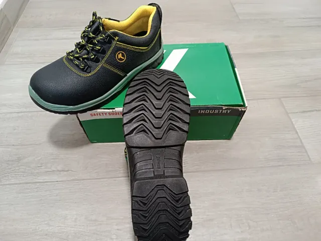 Zapatos de seguridad ISSALINE hombre negros y verd