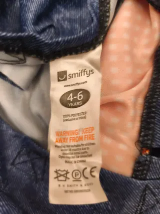 Disfraz Vaquera Niña Smiffy's Talla S