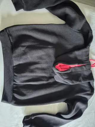 Sudadera tipo Vans Negra y Rosa