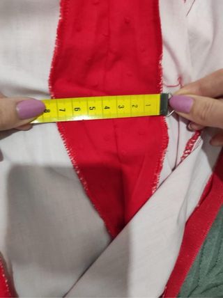 Traje de flamenca rojo+mantoncillo