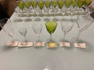 Vajilla Limoges y Cristalería de Roca