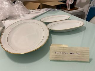 Vajilla Limoges y Cristalería de Roca