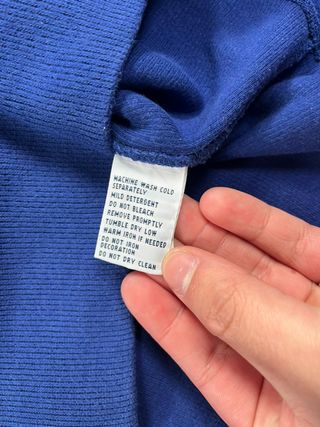 Jersey Polo Ralph Lauren Azul Corte Boxy Vintage