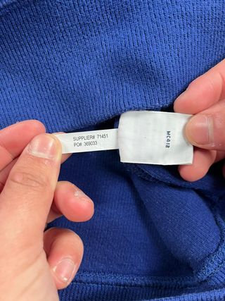 Jersey Polo Ralph Lauren Azul Corte Boxy Vintage