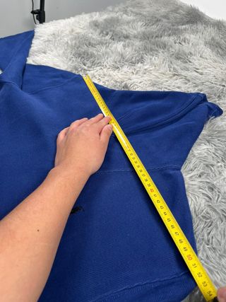 Jersey Polo Ralph Lauren Azul Corte Boxy Vintage