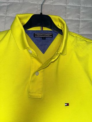 Polo Tommy Hilfiger Amarillo Eléctrico Talla S/M