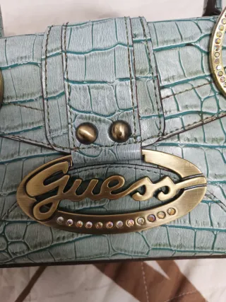 Borsa Guess vintage effetto coccodrillo