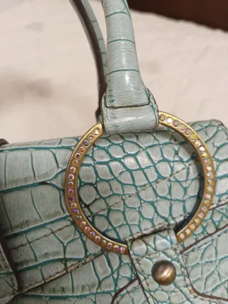 Borsa Guess vintage effetto coccodrillo