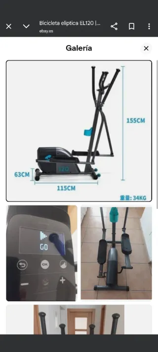 Bicicleta Elíptica EL120