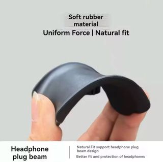 Soporte para auriculares negro