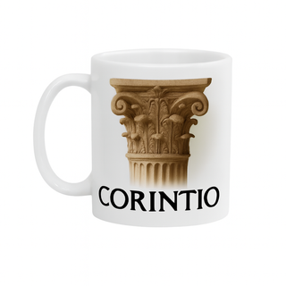 Conjunto 3 Tazas Capiteles Griegos Clásicos