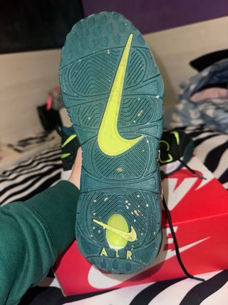 Nike Air Uptempo Gris y Turquesa