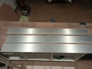 Zócalo PVC Aluminio Cocina