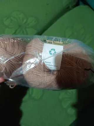 Gomitoli lana merino marrone chiaro